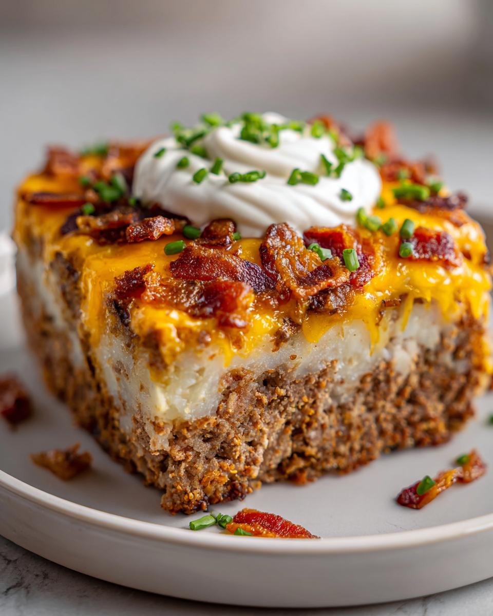 loaded potato and meatloaf casserole - Other 1